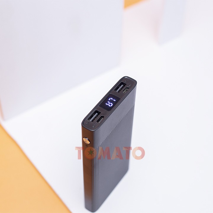 Pin sạc dự phòng XiPin BX-301 10.00mAh , 2 Cổng USB , Có Đèn LED Hiển Thị Pin - Phụ Kiện Tomato