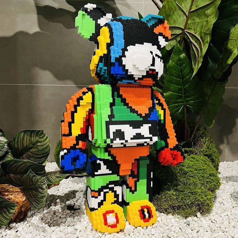 Đồ Chơi Lắp Ráp Lego Hình Chú Gấu Ba Chiều Cỡ Lớn 55CM