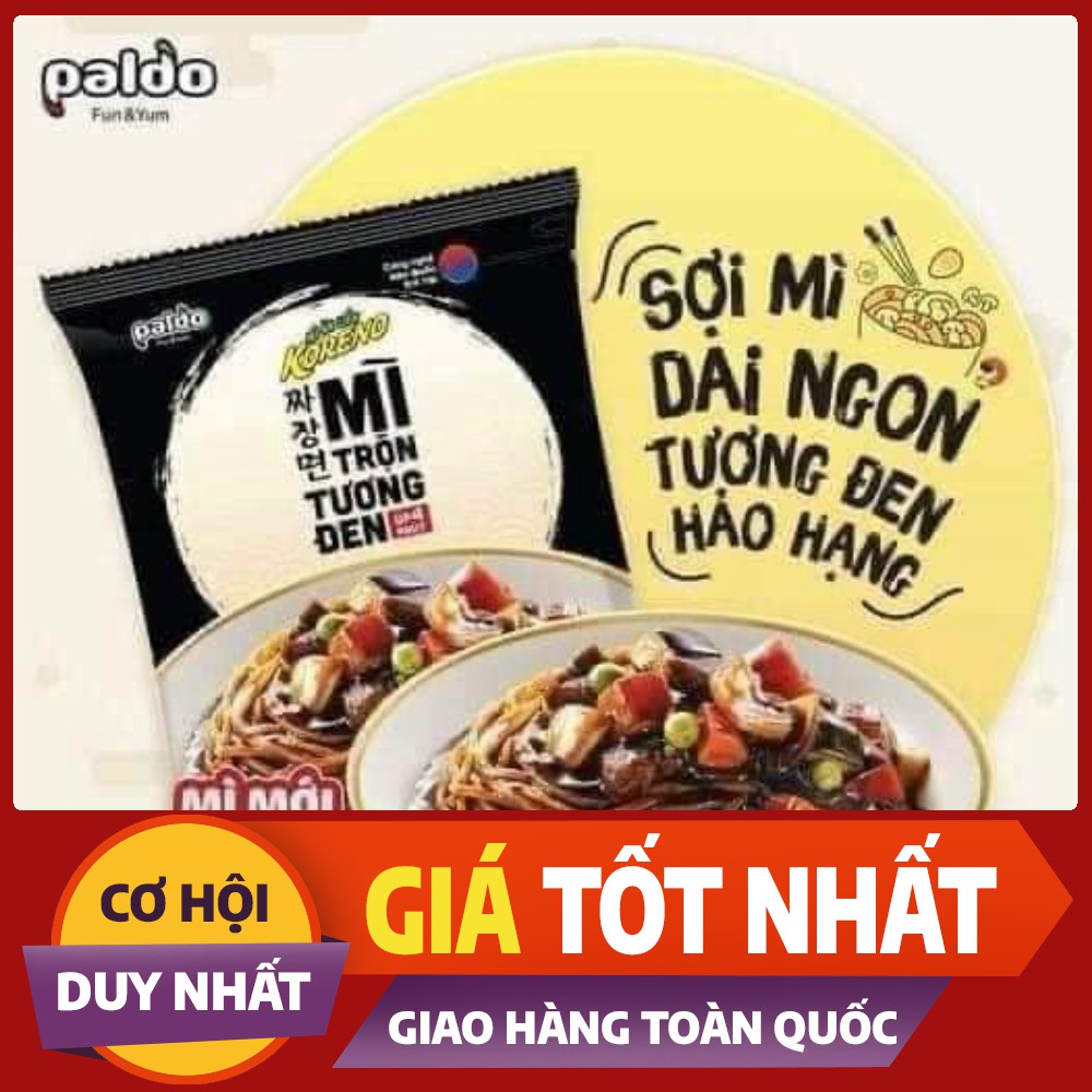 1 Thùng mì Koreno Tương đen - Mì ăn liền bán chạy nhất việt nam (20 gói )