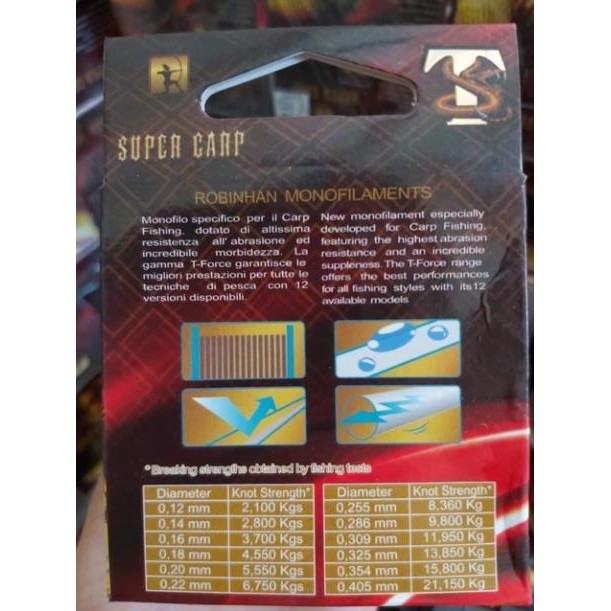 Cước câu Super Carp săn hàng siêu mềm - Màu sắc may mắn đồ câu FISHING_HD