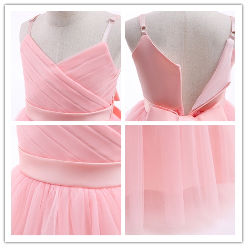 Đầm công chúa NNJXD dự tiệc vải lưới sang trọng cho bé gái 5-14 tuổi