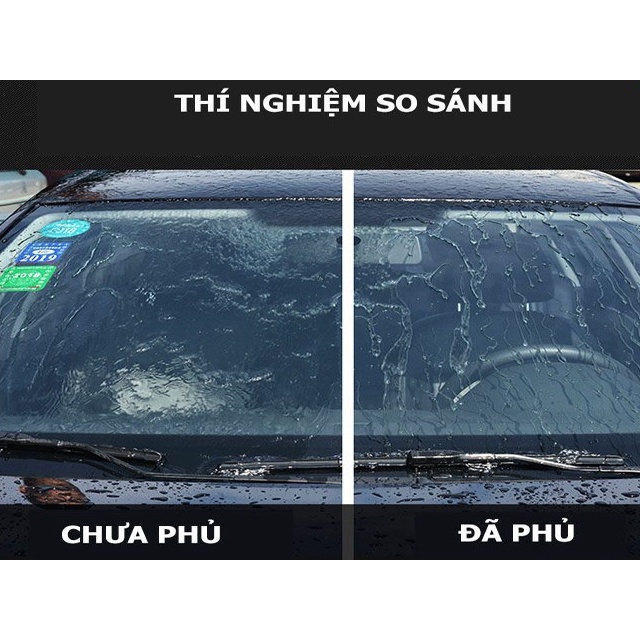 [ Bền 12Th ] Bình Xịt Nano - Ceramic Wax - Phủ Nano Kính Ô TÔ Phủ Bóng Sơn Xe - Chai Xịt Nano Chống Nước Kính Xe AZOZO