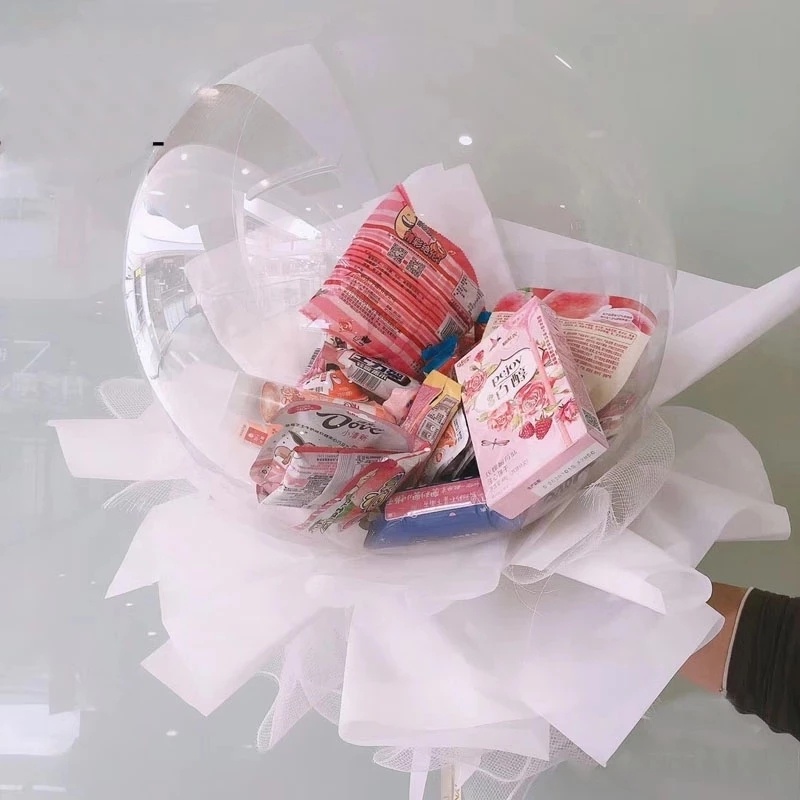 Bong Bóng Trong Suốt 36inch Có Đèn LED Độc Đáo Trang Trí Tiệc Cưới / Sinh Nhật