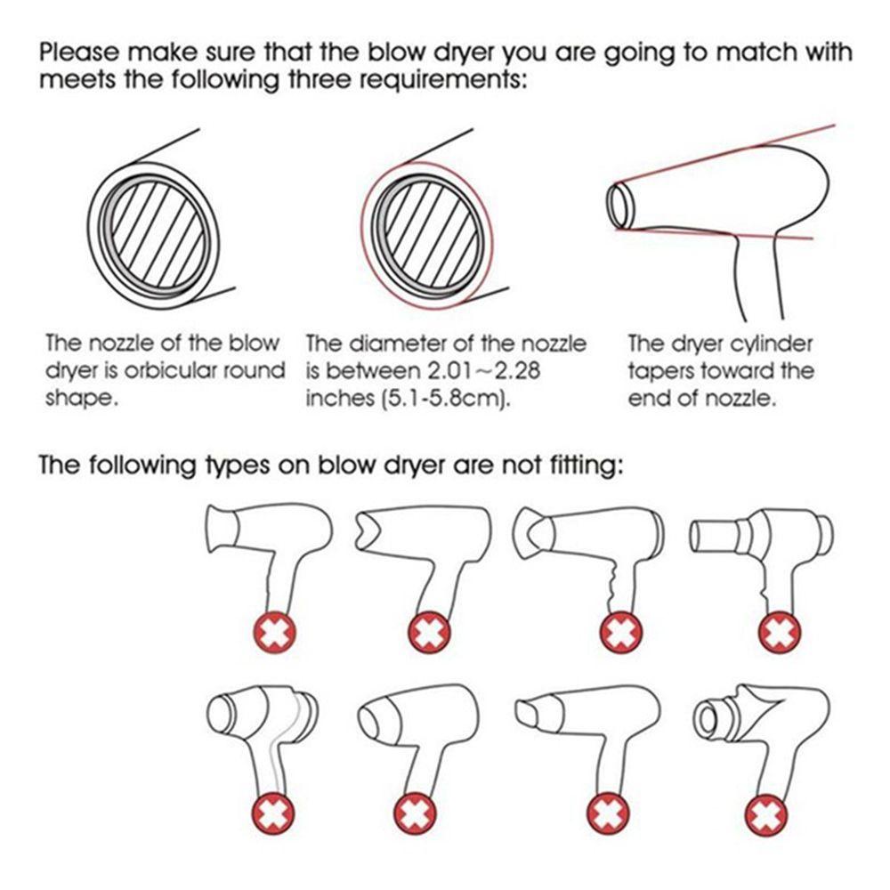 Ống Khuếch Tán Hương Thơm Gắn Máy Sấy Tóc Dạng Con Lăn Dễ Thương