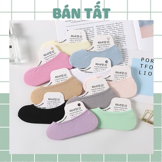 Vớ lười - tất nữ trơn mang giày búp bê nhiều màu