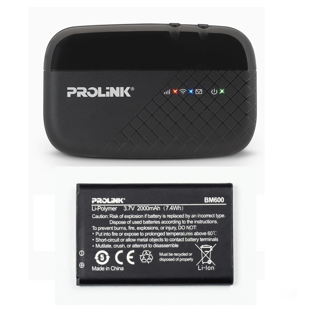 Pin DWRr600b cho bộ phát wifi 4G Prolink PRT7011L 2000mAh. Pin mới 100% - Bảo hành 1 đổi 1