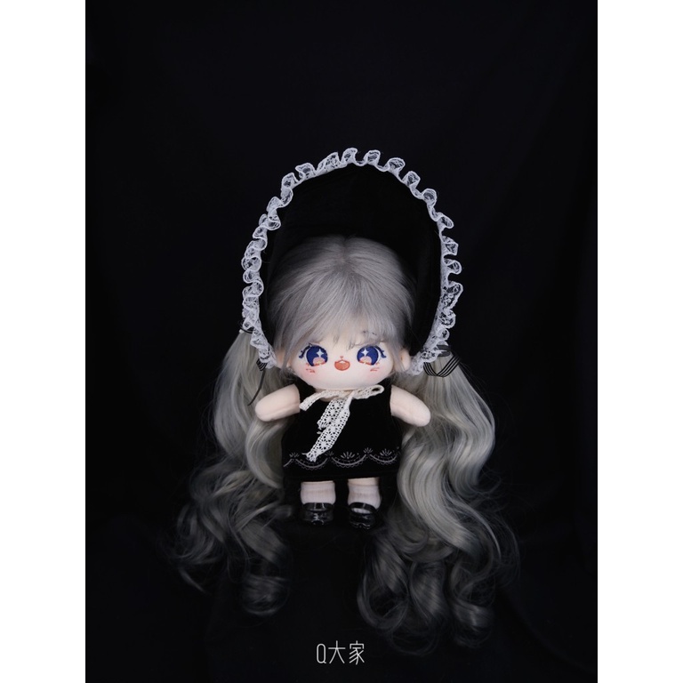 Tóc giả ombre cho bé doll 20cm
