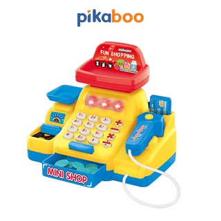 Đồ chơi máy tính tiền siêu thị cho bé Pikaboo có xe đẩy, tiền và hàng hóa cho bé hóa thân thành thumbnail