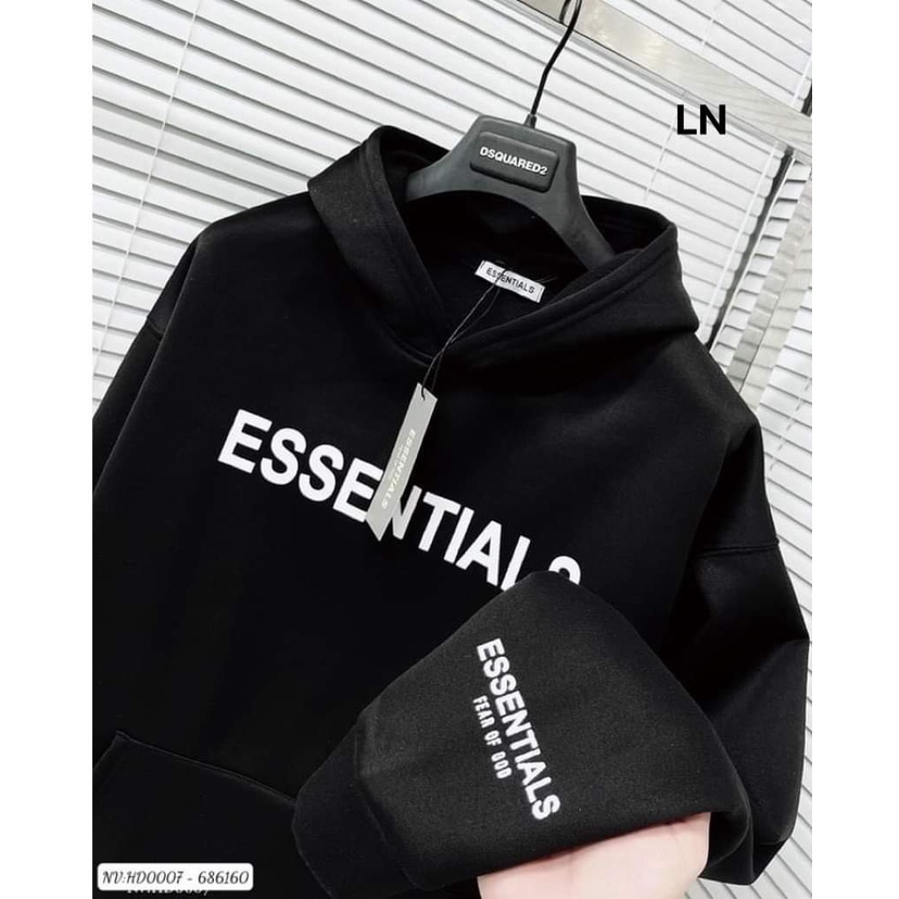 Áo hoodie nam nữ dài tay in chữ  chất vải nỉ dày dặn form rộng