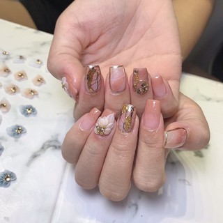 hoa bột nail ( hoa tay )