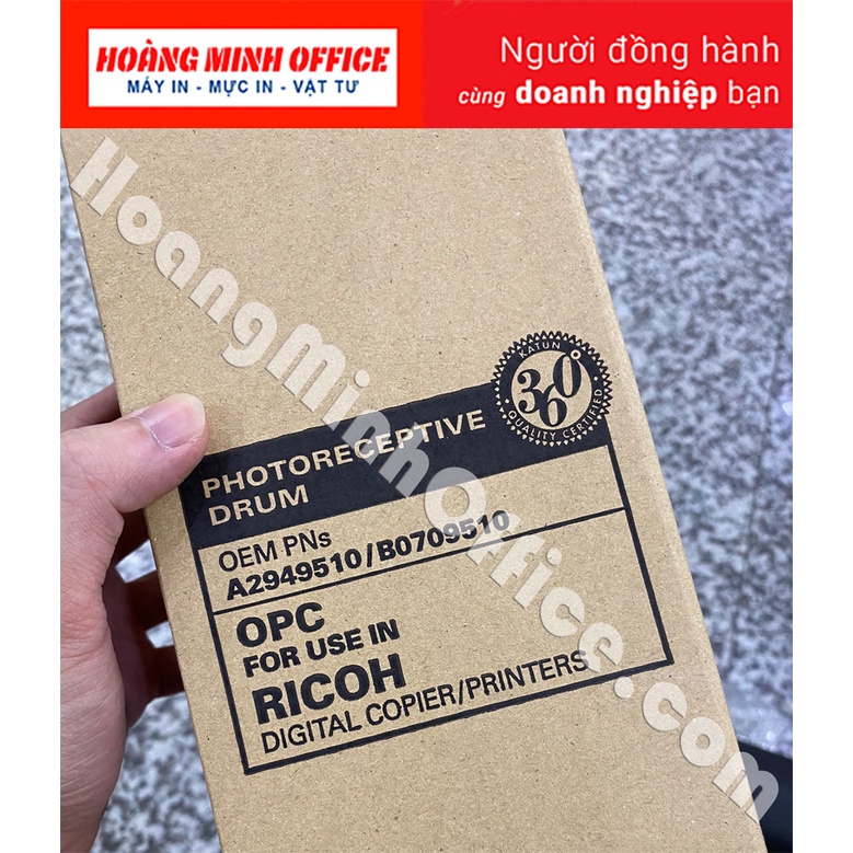 Trống Drum Ricoh A2949510/ B0709510 | Máy Photo Ricoh 1075/2075/ MP5500/6500/7500..[ Hàng Nhập Khẩu - Full Box ]