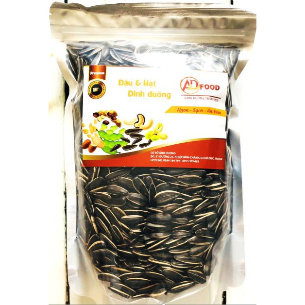 [Mã GROSALE2703 giảm 8% đơn 250K] 500g hạt dưa + 500g hạt hướng dương loại 1