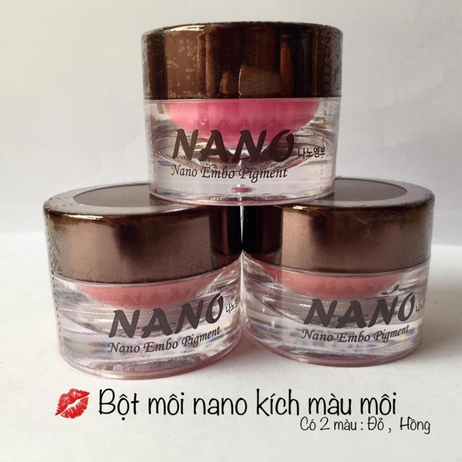 Bột tán môi mày Nano siêu bám bong đậm