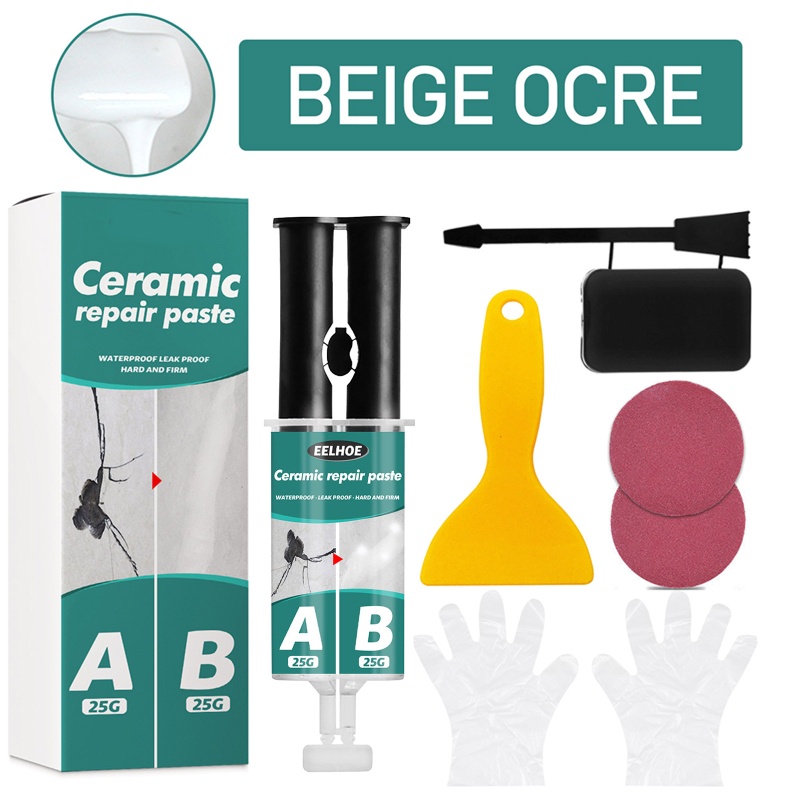 Bộ Dụng Cụ Nạo Vét Gạch Men + Dụng Cụ Khuấy Tiện Dụng Cho Gia Đình