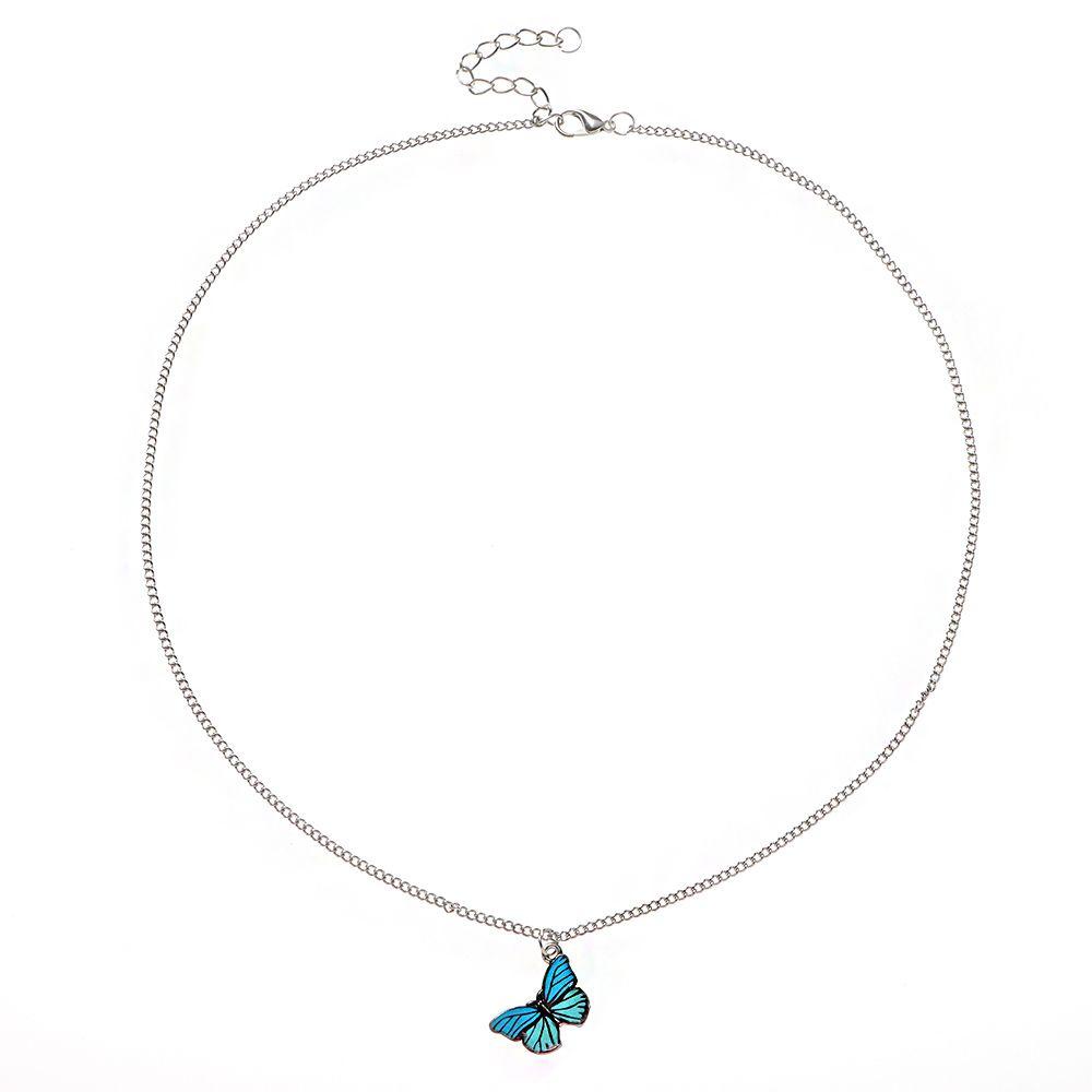 MIH Vòng cổ Mặt Hình Bướm Thời Trang Hàn Quốc Cho Nữ