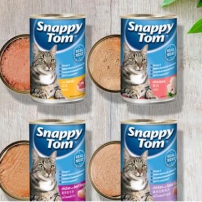 Pate Snappy Tom ( NHẬP TRỰC TIẾP THÁI LAN ) Thức ăn dinh dưỡng cho mèo Pate Snappy Tom Hộp 400g