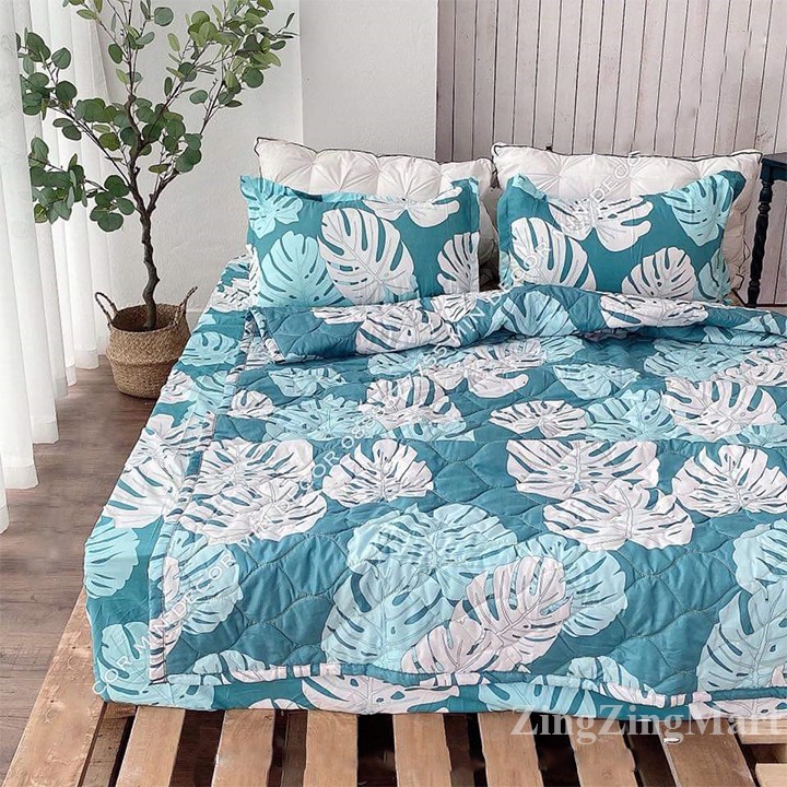  Chăn Hè Vịt Vàng Cotton poly Sét 5 món - Được lựa mẫu khác (Tặng kèm vỏ gối ôm)