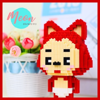 Miniblock xếp hình Gấu Mèo Ali - Lego Gấu mèo Ali