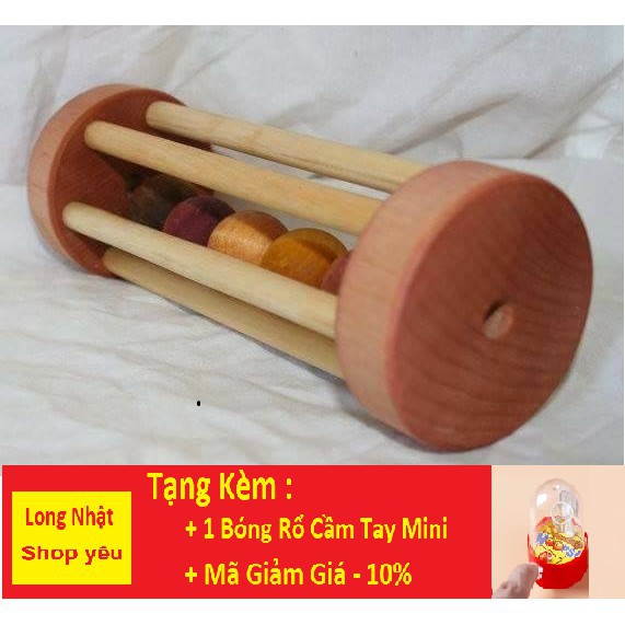 Đồ Chơi Giá Sỉ 💖FREESHIP💖 Giảm 20K Khi Nhập [ DOCHOI20k]-  Xúc Xắc Lồng 5 Hạt Gỗ - Đồ Chơi Gỗ - Đồ C