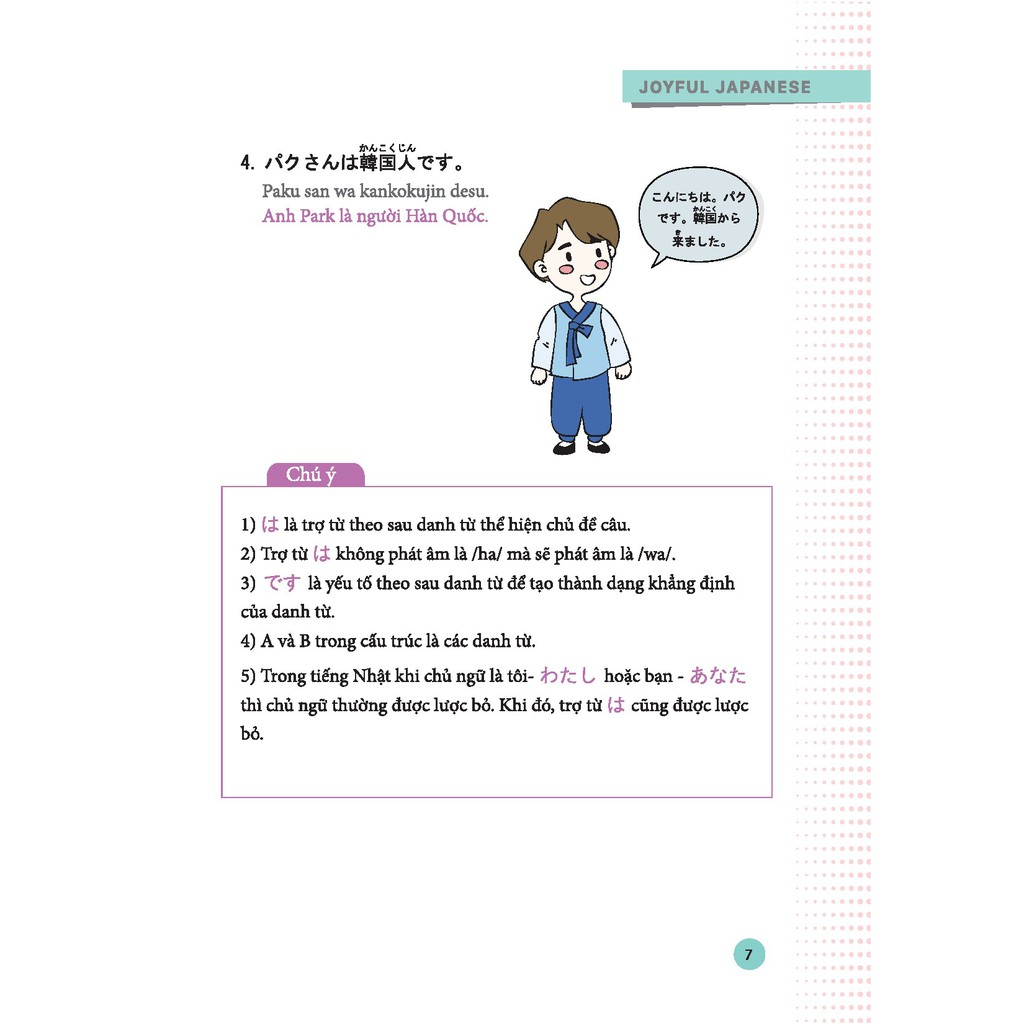 Sách tiếng Nhật - Joyful Japanese - Tiếng Nhật Vui Nhộn - Ngữ Pháp