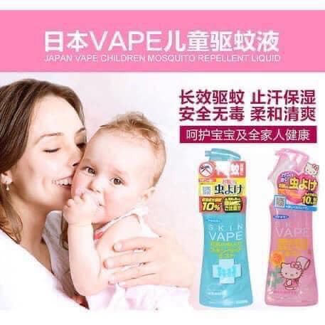 Xịt chống muỗi skin vape Nhật Bản 200ml