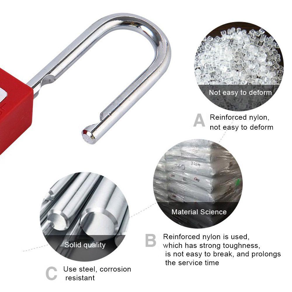 Ổ Khóa Mật Mã Bằng Nhựa Và Thép Không Gỉ An Toàn