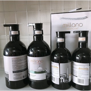 [Chính hãng] Dầu Cặp  gội xả thảo dược siêu mượt Millano 500ml x2