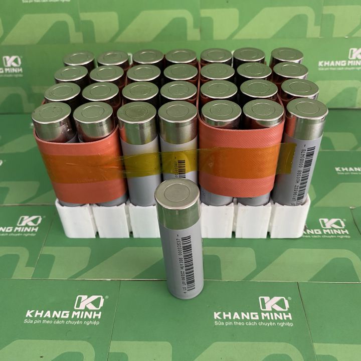 Pin Lishen LS xám tháo khối, 2500mAh xả 10A Li-ion 18650 3.7V , chuyên pin xe điện