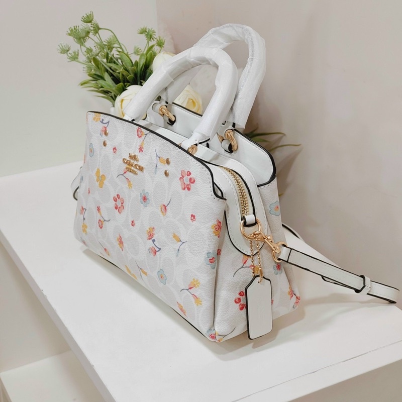 Túi nữ Coach lillie quay xách hoạ tiết sẵn sale
