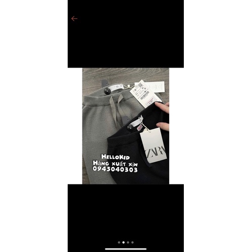 Quần len dệt kim zara