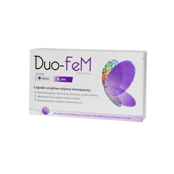Duo-Fem - Bổ Sung Nội Tiết Tố Nữ, Hỗ Trợ Làm Đẹp Da, Sáng Da, Tiền Mãn Kinh, Nám, Mất Ngủ (Hộp 56 Viên)