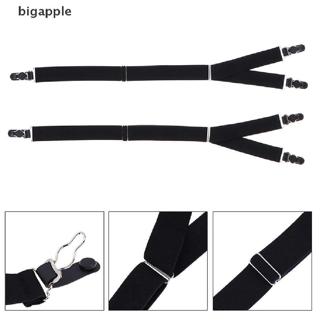 bigapple Shirt Stays Garter Belt Suspenders Elastic Shirt HolderAdjustable Sock Suspender RDG
