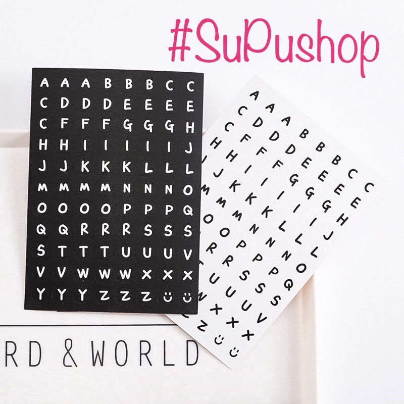 🥇🥇STICKER CHỮ, SỐ CHẤM TRÒN THEO MÀU🥇🥇