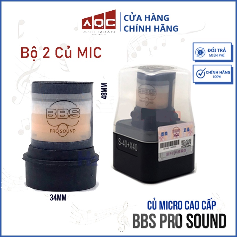 COMBO 2 Củ Lõi Micro BBS chính hãng Chống Hú Cho Micro Không Dây Có Dây