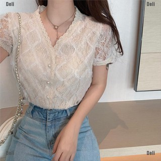 Áo thun nữ ngắn tay cổ chữ V gợi cảm