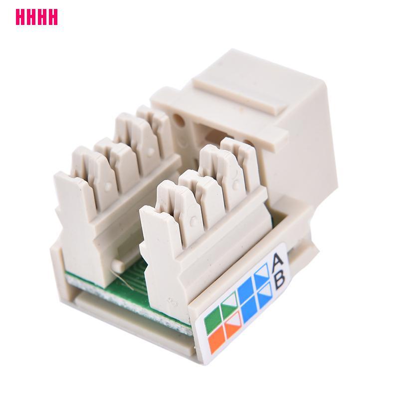 Đầu Kết Nối Mạng Lan CAT5 RJ45 Màu Trắng