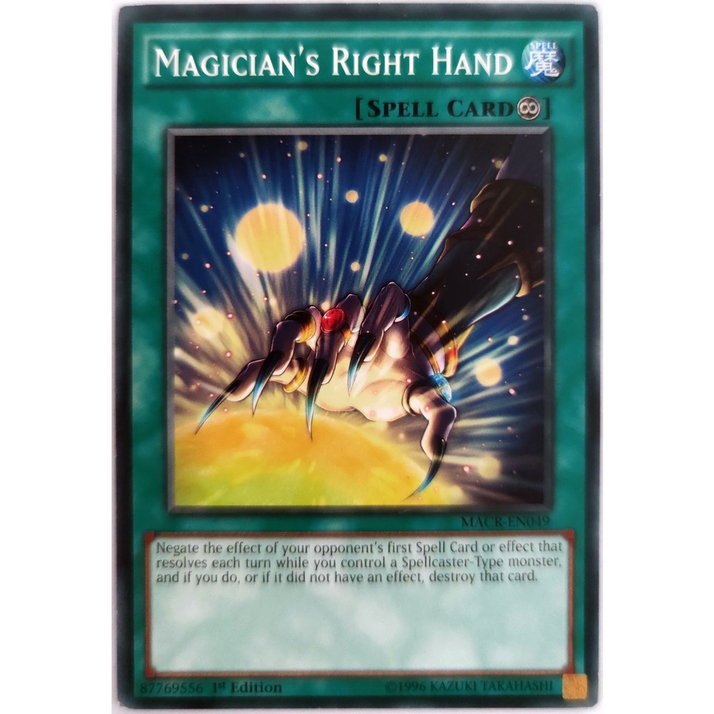 [Thẻ Yugioh] Magician's Right Hand |EN| Super Rare / Common (ARC-V)