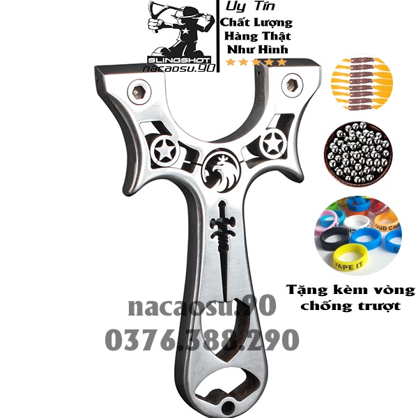 Ná Cao Su Inox Cao Cấp - Tặng kèm thun Precices - Vòng chống trượt - Onehit Giá Rẻ