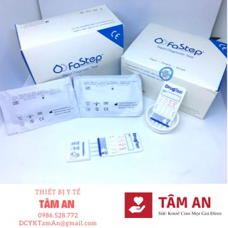 QUE THỬ NHANH ĐỒNG THỜI MA TÚY 4 CHẤT GÂY NGHIỆN (morphin, ma tuý đá, bồ đà, thuốc lắc)