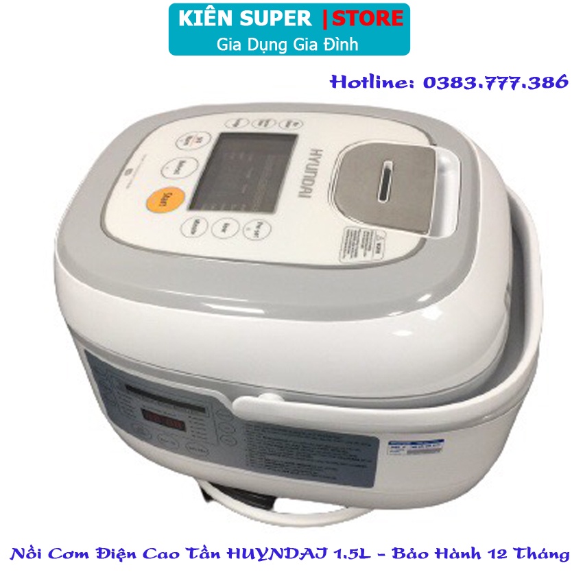 Nồi cơm điện cao tần HYUNDAI HDE 2202W, Nồi Cơm Đa Năng 4D HDE 2200-2201G, Dung Tích 1,5L-1,8L, [ BẢO HÀNH 12 THÁNG]