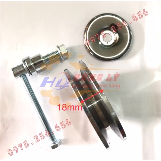 Puly Điều hòa Bản A ắc 17 Trắng phụ tùng ô tô phụ tùng Hùng Lỳ