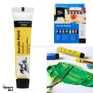 Màu Acrylic Paints Set 12ml Mont Marte Nhiều Hiệu Ứng