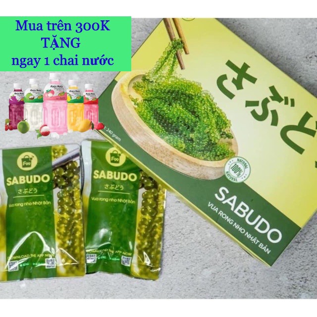 [Mua Để Nhận Quà] Rong Nho Tách nước Cao cấp Sabudo | BigBuy360 - bigbuy360.vn