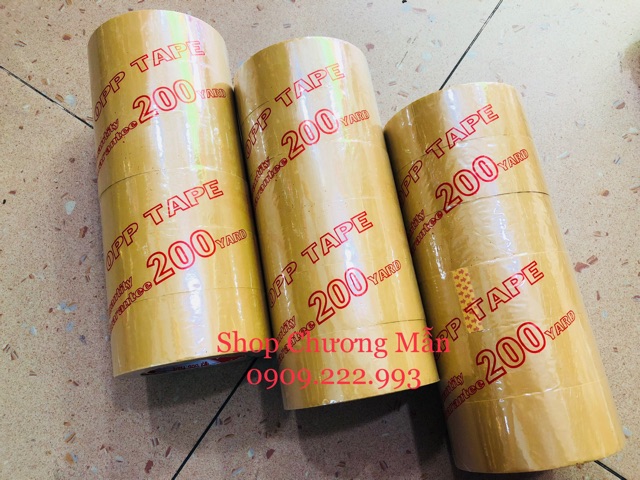1 Cuộn Băng Keo Đục Đóng Hàng Dán Thùng 200Yard