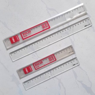 Thước kẻ Deli 6220-20 cm /6230-30 cm