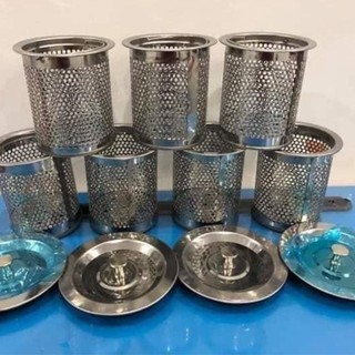 SET  LỌC RÁC INOX BỒN RỬA BÁT CAO CẤP SÉT GÒM 1 GIỎ + 1 LẮP