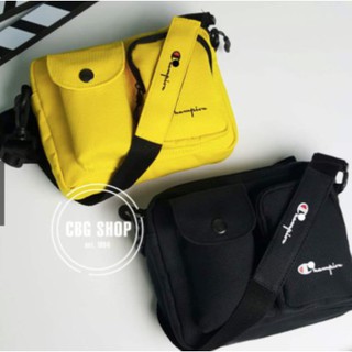 Túi đeo chéo bao tử Champion chất Canvas bền/ tui deo cheo bao tu