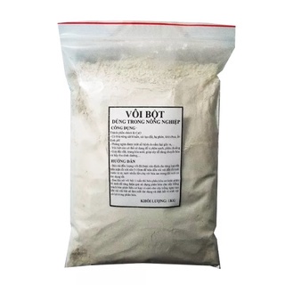 Vôi bột sát khuẩn và cải tạo cho đất trồng gói 600gram