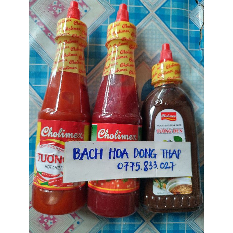 TƯƠNG CHOLIMEX - TƯƠNG ỚT - TƯƠNG CÀ - TƯƠNG ĐEN