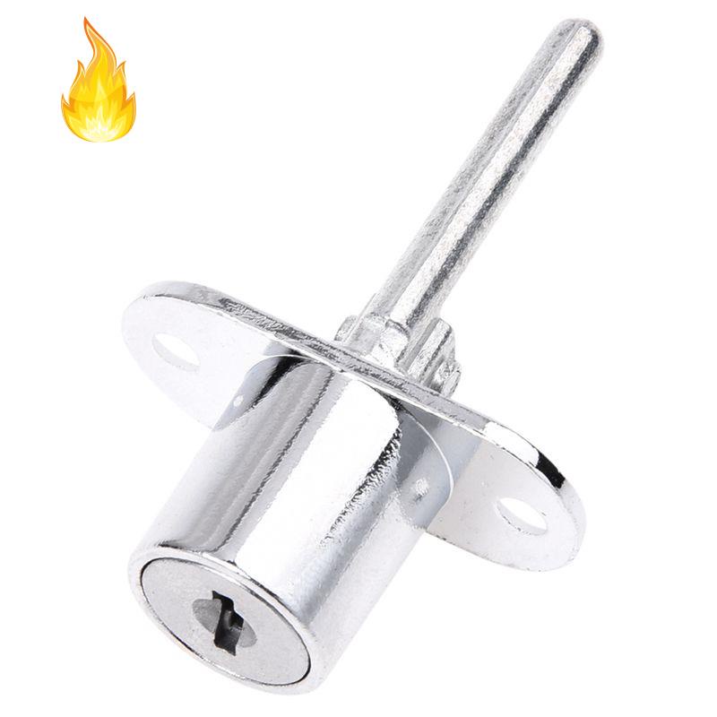 Ổ Khóa Ngăn Kéo Tủ Bằng Kim Loại Đường Kính 19mm Kèm 2 Chìa Khóa